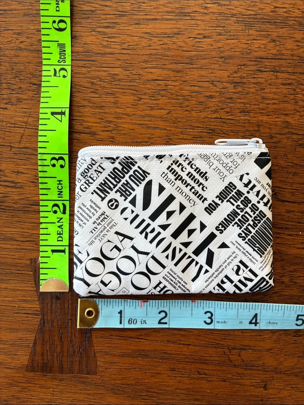Lululemon Gift Card Zippered Card Case